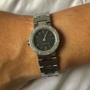 AUTHENTIC BVLGARI SILVER WATCH